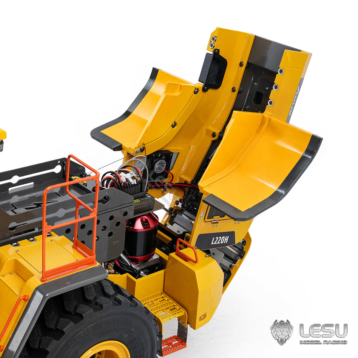 LESU 1/14 RC Hydraulic Wheel Loader L220H A0013 - 90% Metal PNP/RTR 2-Speed Transmission