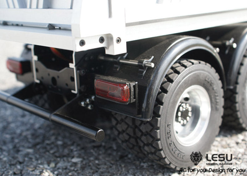 LESU TGS Cabin 1/14 Metal 8x8/6x6 RC Hydraulic Dumper Truck Tipper Vehicle 2 Speed High Torque Gearbox 540 Brushed Motor for RC Model Enthusiasts