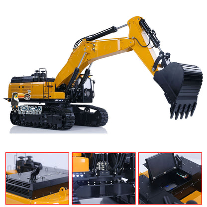 In Stock Kabolite K980 1/14 Hydraulic RC Excavator SY980H Giant PL18 Radio Control Digger Construction Vehicle DIY Emulated Car Toy