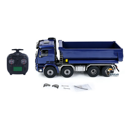 TOUCAN RC HOBBY MODO 3348 1/14 8*8 Metal RC Hydraulic Dump Truck 2Speed Remote Control Tipper Differential Locks Brushless Motor Radio Light Sound