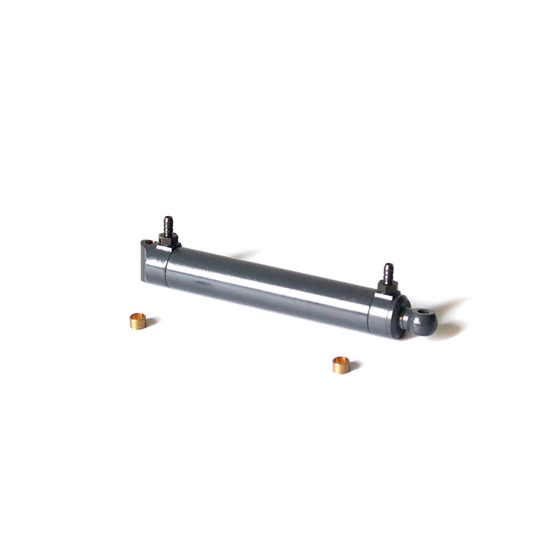 JDModel Rubber Tyre/Metal Forklift/Manual Quick Release/Bucket/Cylinder/Relief Valve for 1/14 RC Loader Dump Truck Indoor Play