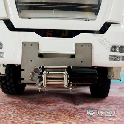 In Stock LESU 1/14 Scale 8*8 Metal Chassis TGS Hydraulic Dumper Truck Construction Vehicle Light Sound System Motor ESC