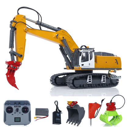 Fast Free Shipping 1/18 Kabolite 5901 100S Electric Lifting RC Excavator Flysky Remote Control Digger Engineering Vehicle Electric Ripper Hammer