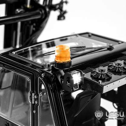 LESU AOUE LD160S 1/14 Metal Hydraulic RC Forklift with CNC shell 6 Ways Reversing Valve Towing Hook Sound Light System