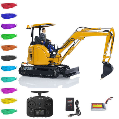 Customized LESU PC30 B0003 Upgraded Ver 1/14 RC Hydraulic Excavator Metal Radio Controlled Digger Model Frsky X14 Radio Sound Light Battery