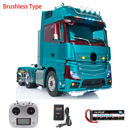 LESU 1/14 6*6 RC RTR Highline Tractor Truck Model 1851 3363 6*6 Metal Chassis W/ Sound & Light Systems Electric Wiper Battery ESC