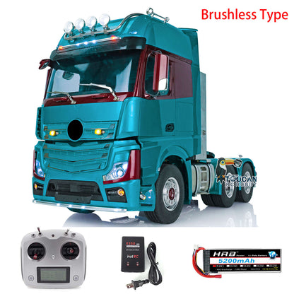 LESU 1/14 6*6 RC RTR Highline Tractor Truck Model 1851 3363 6*6 Metal Chassis W/ Sound & Light Systems Electric Wiper Battery ESC