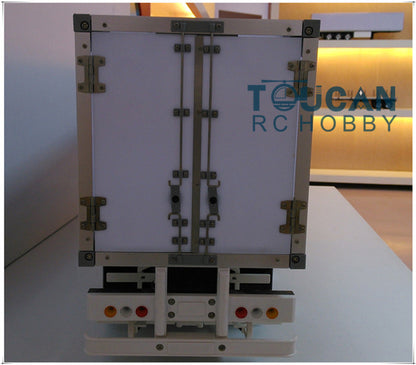 US Stock TOUCAN 1/14 RC Model RC Truck Reefer Semi-trailer Container for DIY TAMIYA Car