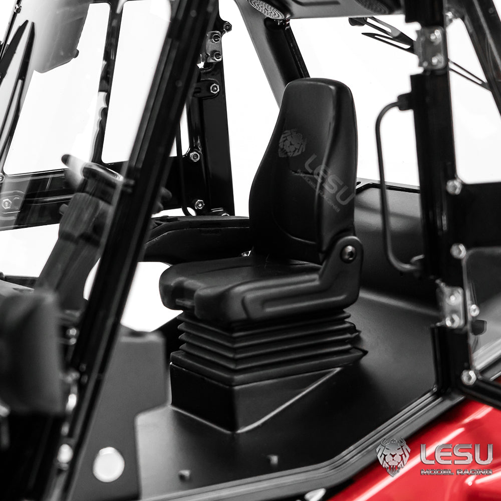 LESU AOUE LD160S 1/14 Metal Hydraulic RC Forklift with CNC shell 6 Ways Reversing Valve Towing Hook Sound Light System