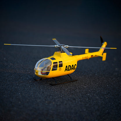 470 Class FLYWING BO105 RC Helicopter Model GPS 4 Blades Rotor Head One Click Return Brushless Motor RTR I6S Radio Battery