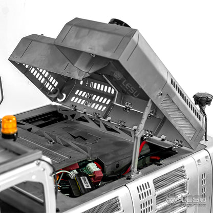 SK500LC LESU 1/14 Metal RC Hydraulic Excavator Radio Control Digger Model KIT 6CH Valve CNC Body Construction Vehicles Lights