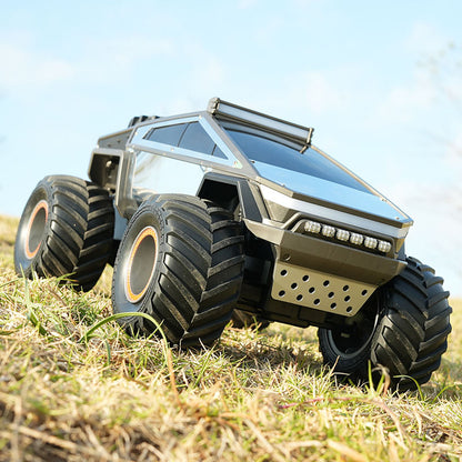 In Stock 1/14 RC 4*2 Off Road Vehicle Q202 2.4GHz Electric Remote Control Pickup Truck Alloy Shell LED Lights Sound Battery Ready to Go