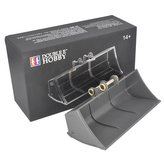 S020-001 Metal Wide Bucket for 1/14 DoubleE RC Electric Excavator Remote Control E010 E111 Hydraulic Digger Model Upgraded Parts