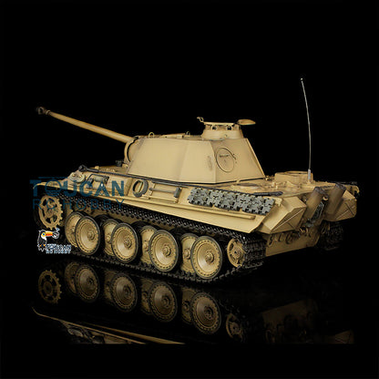 Henglong 1/16 Scale FPV 7.0 Panther G RTR RC Tank 3879 Metal Tracks Wheels Model