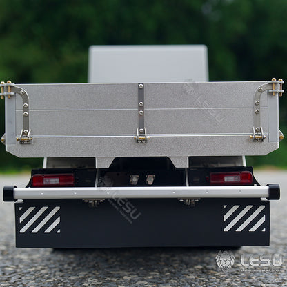 1/14 LESU 6x4 Unpainted Body Shell Assembled Chassis Radio Control Flatbed Truck RC TAMIYE Car Sound Light System Motor ESC Servo