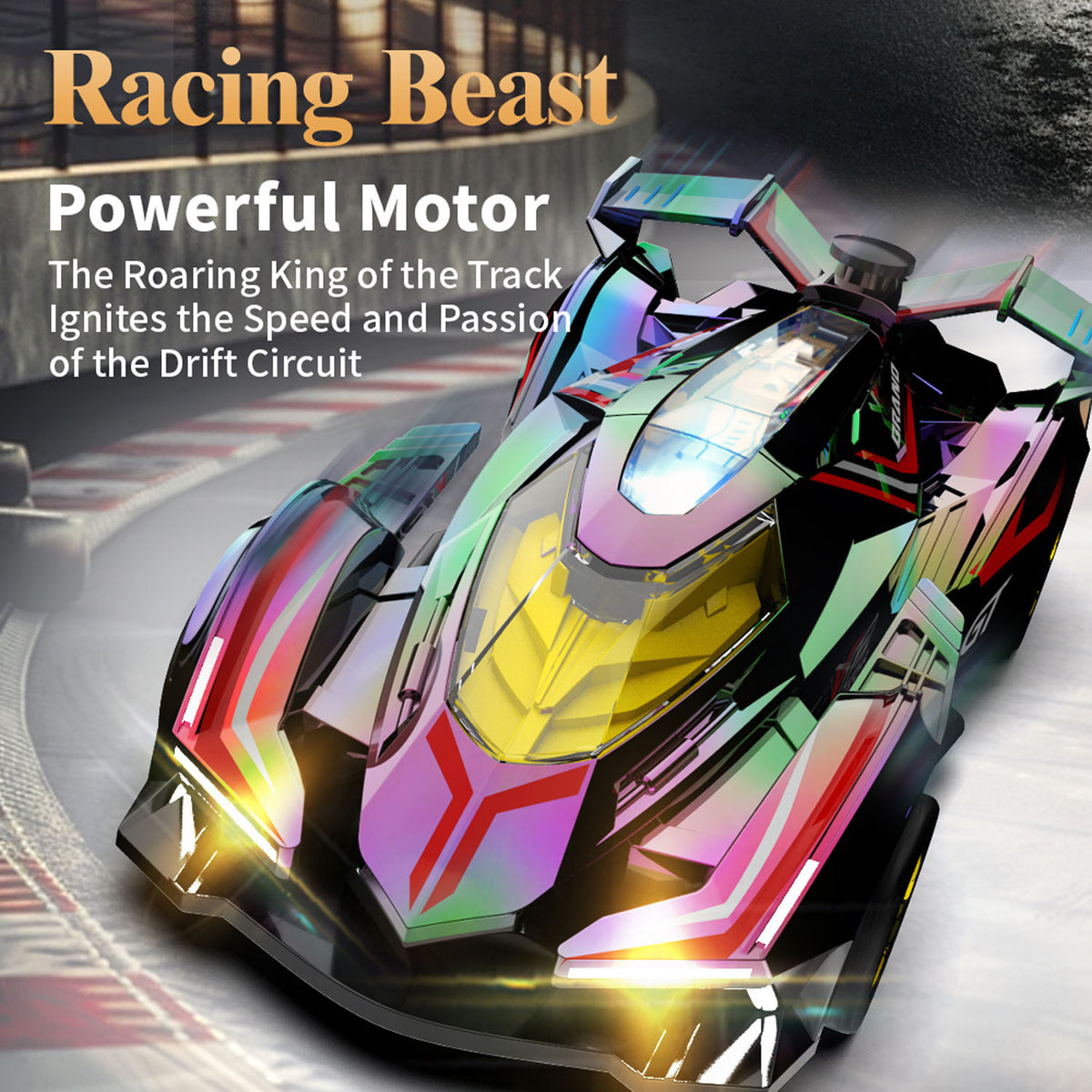 TOUCAN RC HOBBY 1/24 JJRC Q219 2.4G RC Racing Vehicle Lights Spray Drift Car RTR Toys All Wheel Drive Remote Control High Speed Model Battery