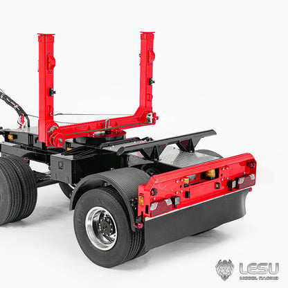 TOUCAN RC HOBBY LIMITED-TIME SALE LESU A0052 1/14 Metal Hydraulic RC Timber Transport Truck Mounting Base with 8CH Reversing Valve Grapple 360 Degree Crane 2Axles Trailer