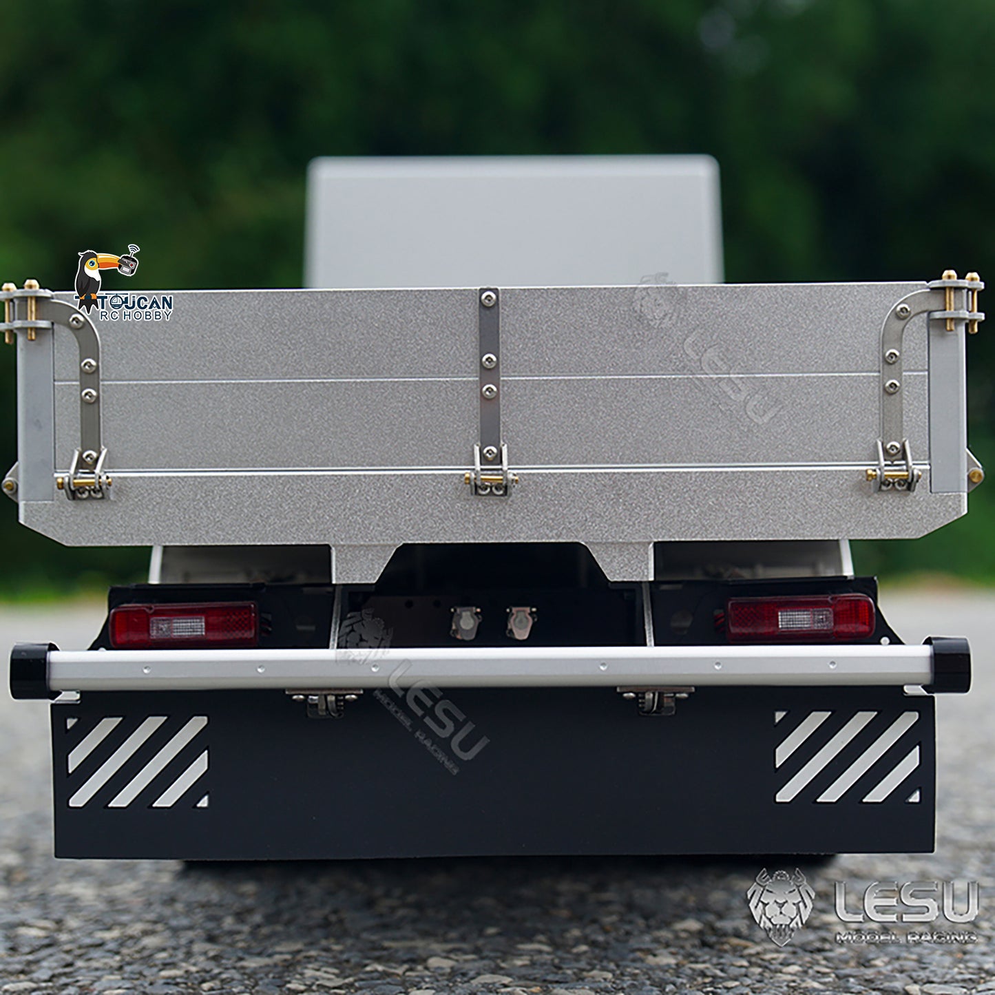 1/14 LESU 6x4 Unpainted Body Shell Assembled Chassis Radio Control Flatbed Truck RC TAMIYE Car Sound Light System Motor ESC Servo