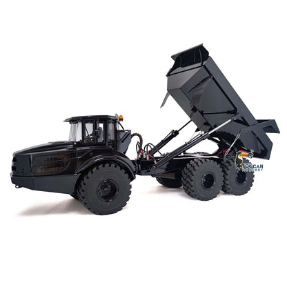 XDRC Metal 1/14 RC Hydraulic Articulated Truck A40G 6*6 Radio Controlled Dumper Tipper RTR Car Model Construction Vehicles