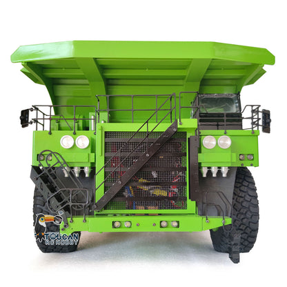TOUCAN RC HOBBY  793D Metal 1/20 RC Hydraulic Mine Truck Heavy Duty Remote Control Dumper RTR 2Speed Gearbox Flysky I6X Radio Light System