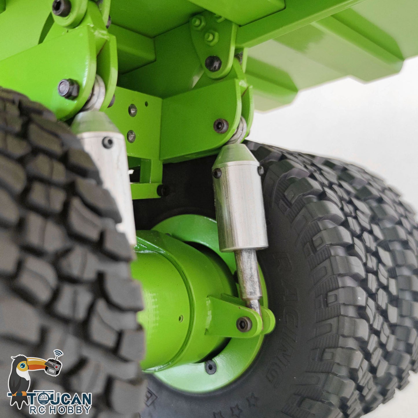 TOUCAN RC HOBBY  793D Metal 1/20 RC Hydraulic Mine Truck Heavy Duty Remote Control Dumper RTR 2Speed Gearbox Flysky I6X Radio Light System