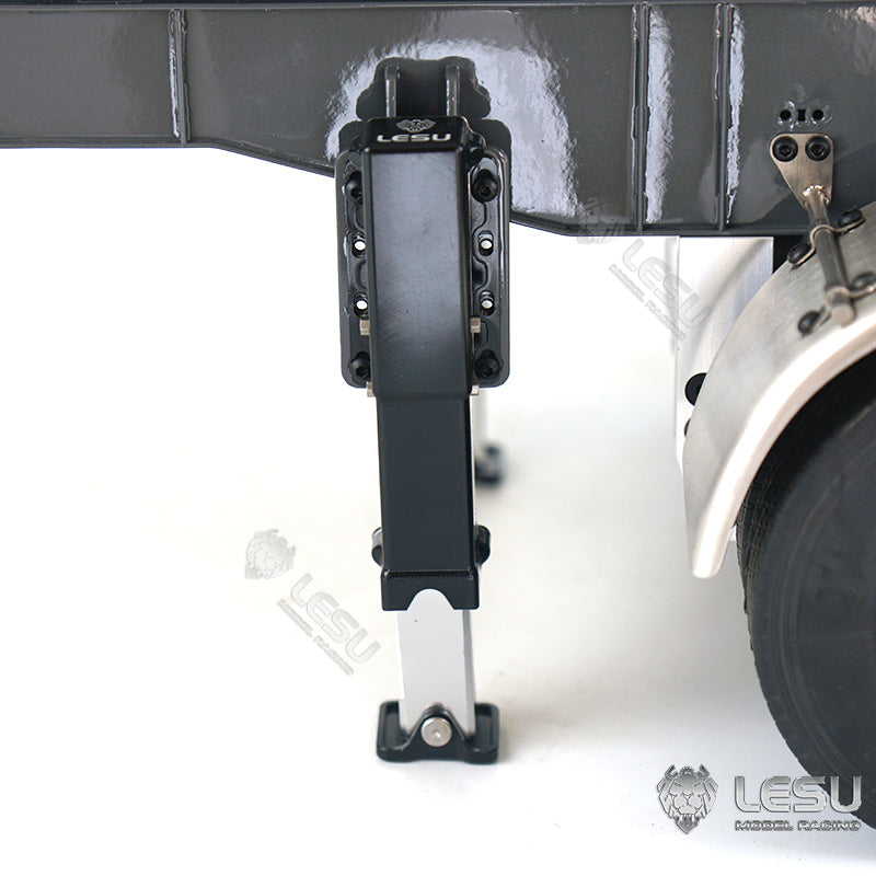 LESU 1/14 Metal RC Hydraulic Lifting Semi-tipper Model with A0006 Electric Legs for RC Tractor Truck DIY Builders Backyard Fun