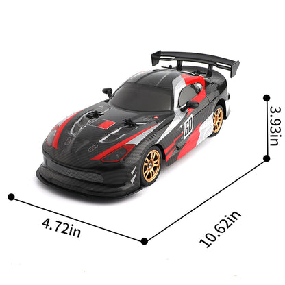Plastic 1/16 Remote Control Four Wheel Drive Drift Car Q116 360 Drifting RC Racing Vehicle 370 Brushed Motor Lights Battery RTR