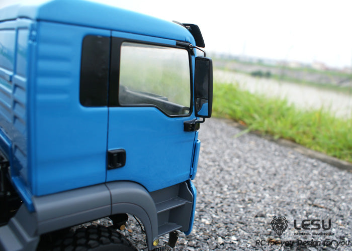 LESU TGS Cabin 1/14 Metal 8x8/6x6 RC Hydraulic Dumper Truck Tipper Vehicle 2 Speed High Torque Gearbox 540 Brushed Motor for RC Model Enthusiasts