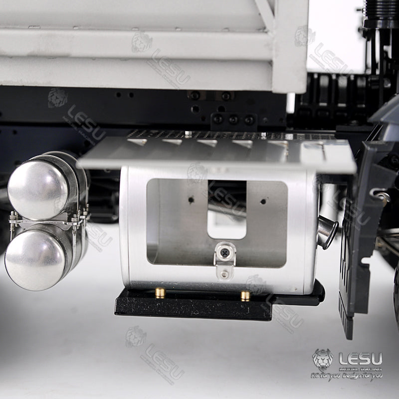 BEST SELLING LESU 1/14 3363 3348 6*6 RC Dump Truck Hydraulic System Valve Pump Metal Cylinder Motor Bcuket W/O Cabin ESC Servo
