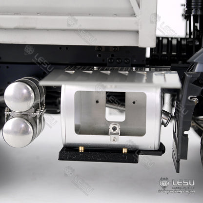 BEST SELLING LESU 1/14 3363 3348 6*6 RC Dump Truck Hydraulic System Valve Pump Metal Cylinder Motor Bcuket W/O Cabin ESC Servo
