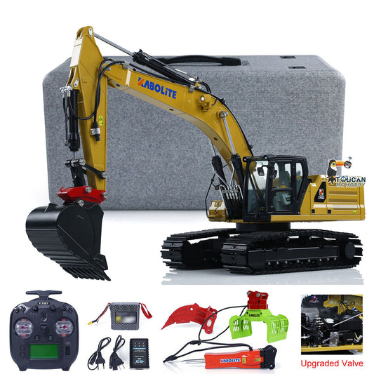IN STOCK Kabolite K961 100S PRO Metal 1/18 RC Hydraulic Excavator RTR Remote Control Digger Flysky ST8 Radio 2S Battery Electric Claw Hammer Ripper Quick-release Coupler Light Sound