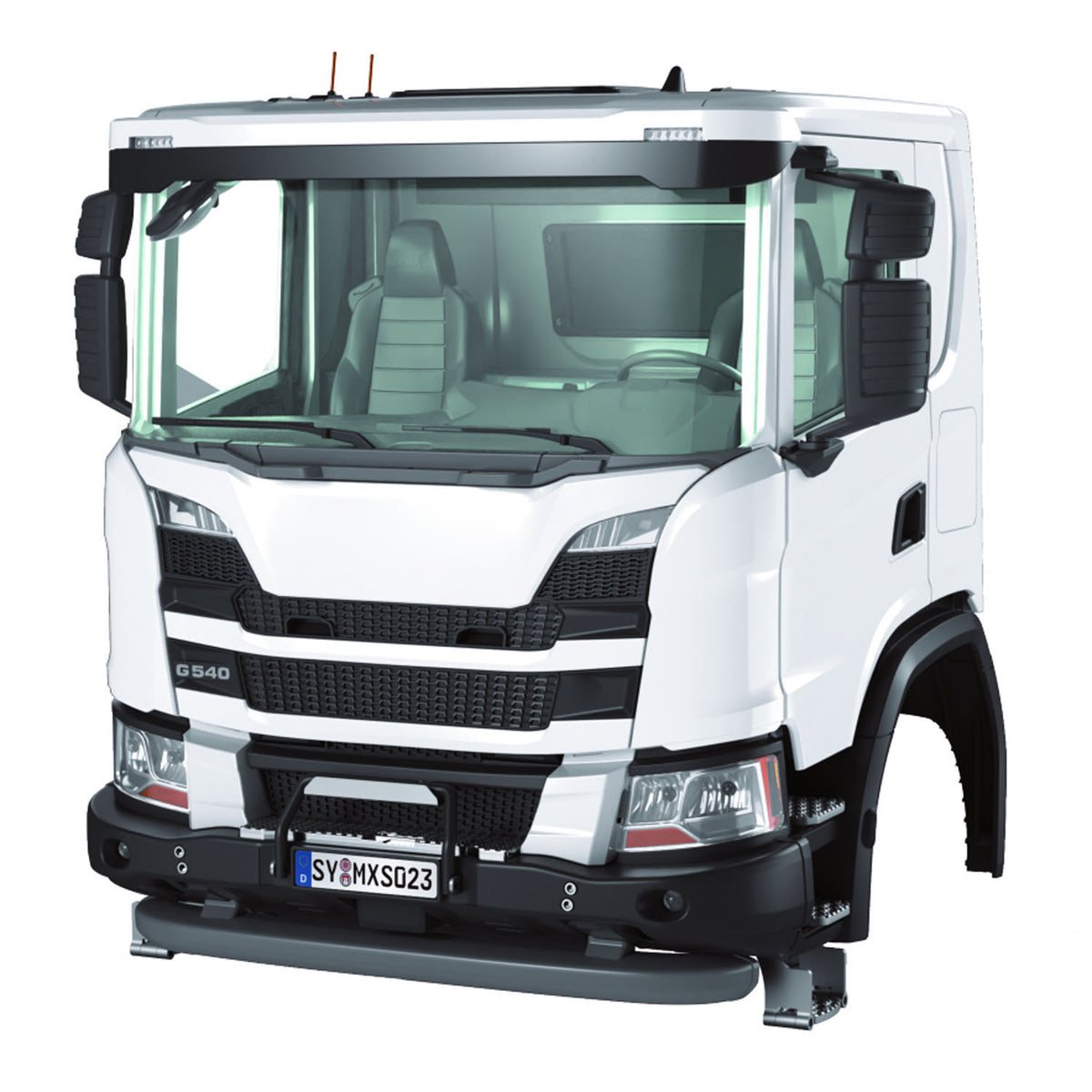 TOUCAN RC HOBBY Double E G540 Plastic Cabin Optional S023-002 Light System for 1/14 RC Hydraulic Dump Truck DIY Tipper Model
