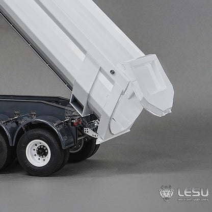 LESU A0045 1/14 Metal Hydraulic RC Semi Dump Trailer Model with Electric Legs for RC Tractor Truck Construction Model Enthusiast