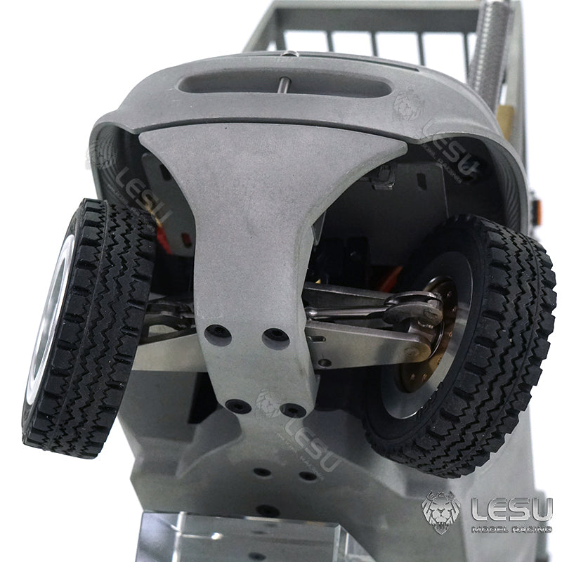 TOUCAN RC HOBBY LESU RC 1/14 Hydraulic forklift Transfer Car Truck Model ESC Motor Light Sound System Metal Front Rear Wheel Hub Toolbox