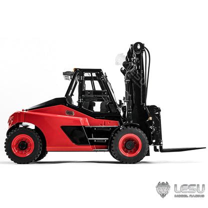 LESU AOUE LD160S 1/14 Metal Hydraulic RC Forklift with CNC shell 6 Ways Reversing Valve Towing Hook Sound Light System