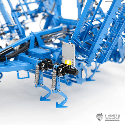 K500 Metal Seedbed Pre-sowing Soil Preparation Machine KIT Plough for LESU 1/14 RC Hydraulic Tractor Car 1050 Agricultural Truck