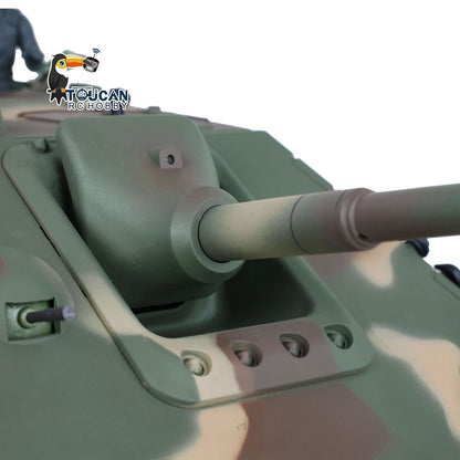 TOUCAN RC HOBBY Henglong 1/16 TK7.0 Profession German Jadpanther RTR RC Tank 3869 FPV Smoke Infrared Combat BB Unit Metal Sprockets Idlers Road Wheels Tracks