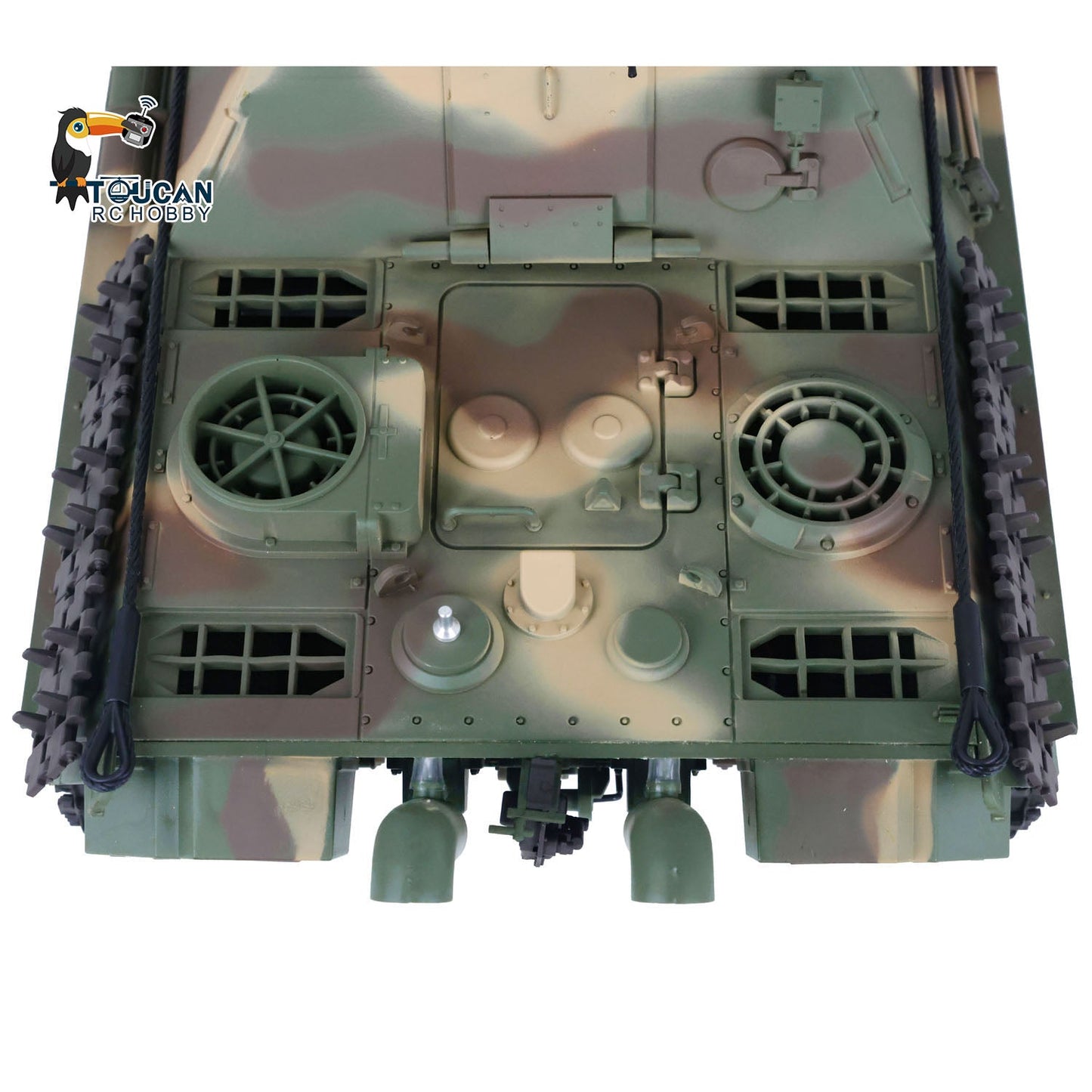 TOUCAN RC HOBBY Henglong 1/16 TK7.0 Plastic German Jadpanther 3869 RTR RC Tank FPV Infrared Combat BB Unit Smoke Steel Gearbox Metal Barrel