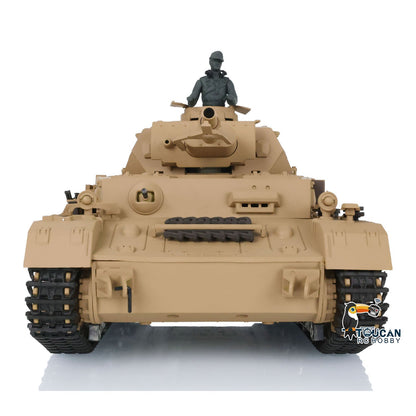 TOUCAN RC HOBBY Heng Long 1/16 TK7.0 Kunststoff deutscher Panzer IV F2 F 3858 3859 RTR RC Panzermodell Infrarot-Kampf 360-Grad-Turm BB-Einheit Rauch Metallrohr