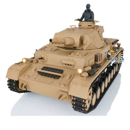 TOUCAN RC HOBBY Henglong 1/16 Plastic TK7.0 3858/3859 German Panzer IV F2 F RTR RC Tank FPV Infrared Comkbat 360 Degrees Turret Smoke BB Steel Driving Gearbox Metal Barrel