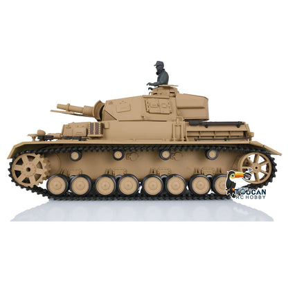 TOUCAN RC HOBBY Heng Long 1/16 TK7.0 Kunststoff deutscher Panzer IV F2 F 3858 3859 RTR RC Panzermodell Infrarot-Kampf 360-Grad-Turm BB-Einheit Rauch Metallrohr