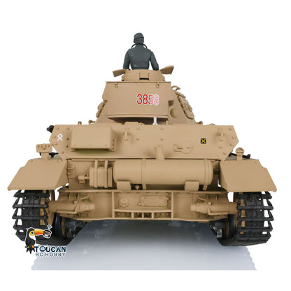 TOUCAN RC HOBBY Heng Long 1/16 TK7.0 Kunststoff deutscher Panzer IV F2 F 3858 3859 RTR RC Panzermodell Infrarot-Kampf 360-Grad-Turm BB-Einheit Rauch Metallrohr