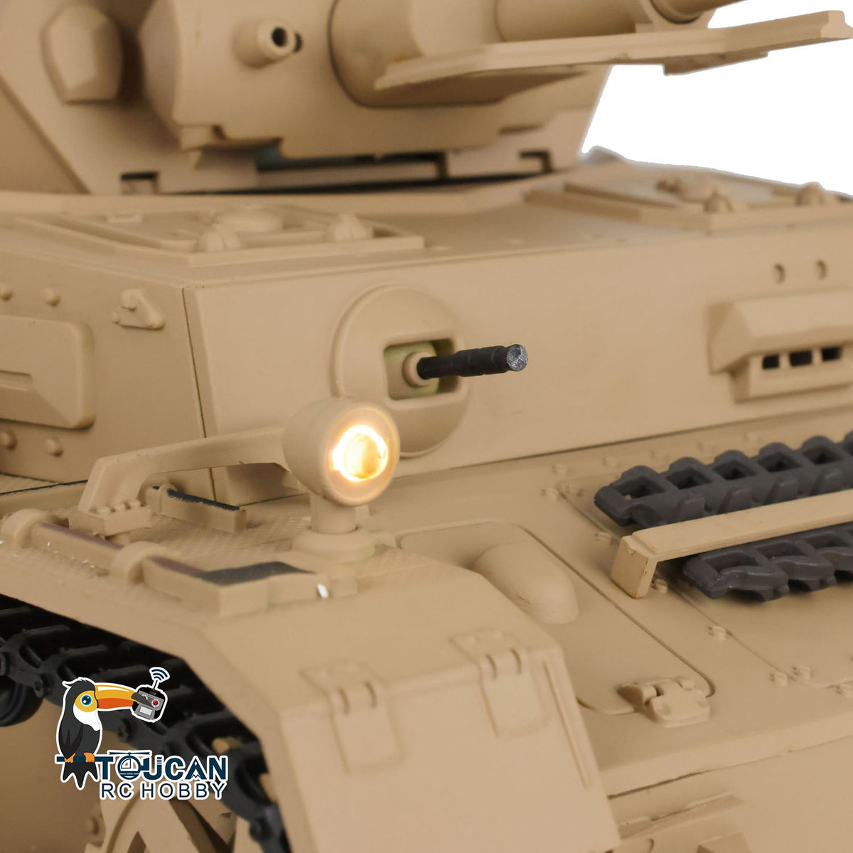 TOUCAN RC HOBBY Heng Long 1/16 TK7.0 Kunststoff deutscher Panzer IV F2 F 3858 3859 RTR RC Panzermodell Infrarot-Kampf 360-Grad-Turm BB-Einheit Rauch Metallrohr