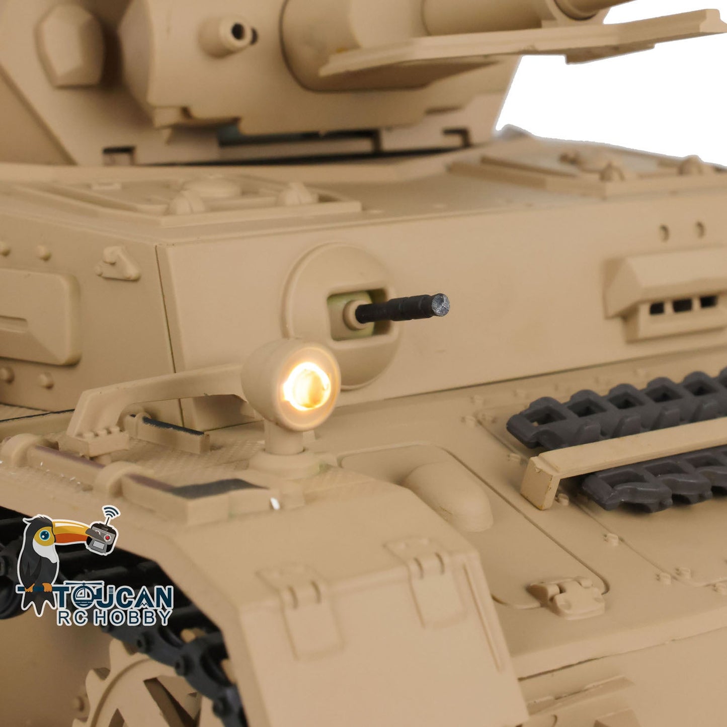 TOUCAN RC HOBBY Henglong 1/16 Plastic TK7.0 3858/3859 German Panzer IV F2 F RTR RC Tank FPV Infrared Comkbat 360 Degrees Turret Smoke BB Steel Driving Gearbox Metal Barrel