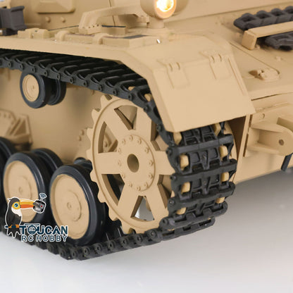 TOUCAN RC HOBBY Henglong 1/16 Plastic TK7.0 3858/3859 German Panzer IV F2 F RTR RC Tank FPV Infrared Comkbat 360 Degrees Turret Smoke BB Steel Driving Gearbox Metal Barrel
