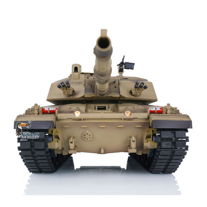 TOUCAN RC HOBBY Ausverkauft US-Lager 2.4G Heng Long 1/16 Maßstab 7.0 Kunststoff-Version Challenger II RTR RC Panzer Funksteuerung 3908 Gelb Ketten-Antriebsräder