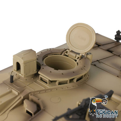 TOUCAN RC HOBBY Henglong 1/16 TK7.0 Promotion British Challenger II 3908 RTR RC Tank 360 Degrees Turret BB IR Smoke Sound Light Metal Sprockets Idlers Wheels