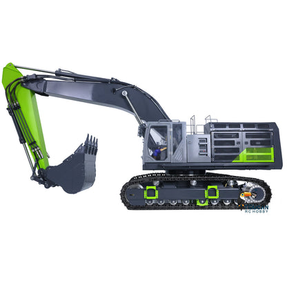 LESU C374F 1/14 Remote Control Metal Hydraulic Excavator Heavy RC Digger Model Sound Smoke Light LCD Screen 6CH Valve Pump Motor