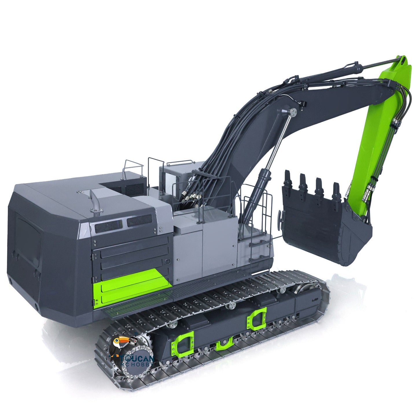 LESU C374F 1/14 Remote Control Hydraulic Excavator Heavy RC Digger Model Sound Smoke Light LCD Screen Quick Coupler 6CH Valve