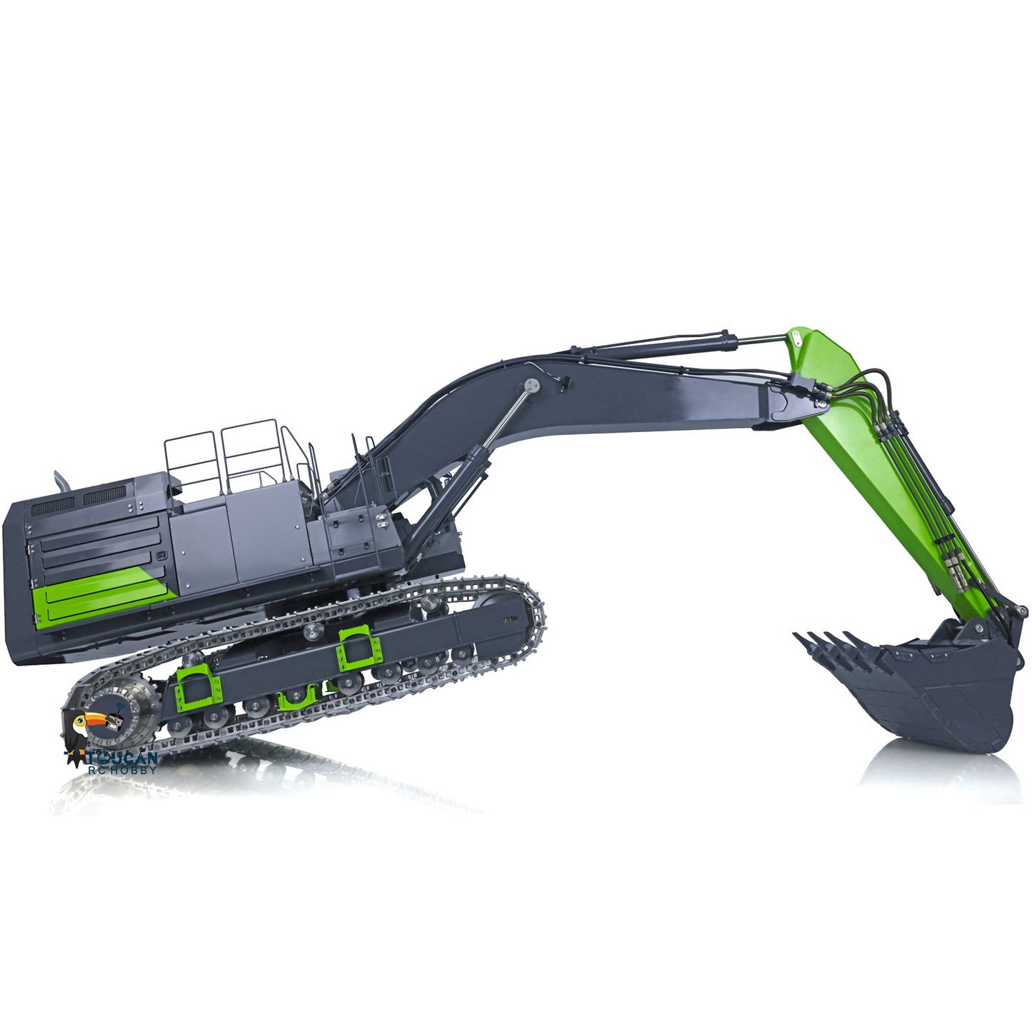 LESU C374F 1/14 Metal RC Hydraulic Excavator B0001 RTR Brushless Motor 6CH Brass Valve Quick Release Coupler Smoke LCD Screen Sound Light System PL18EV Lite Controller